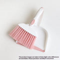 Mini plastic dusting brush and dustpan suit in small size with colour options cherry blossom powder, glacier blue, Nordic green, gray, blue white, and green white