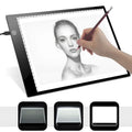 Three-speed dimming A4 LED drawing board with USB cable for tracing and sketching