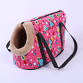 Breathable mesh cloth dog travel bag in Love Pink, Plum Blossom Purple or Pansy, sizes S and L