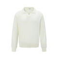 Men's loose fit pullover sweater in acrylic blend fabric available in three colours