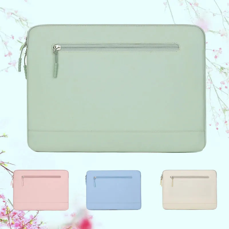 Oxford cloth laptop bag protective case for 13-15.6 inch laptops, available in pink green blue beige grey