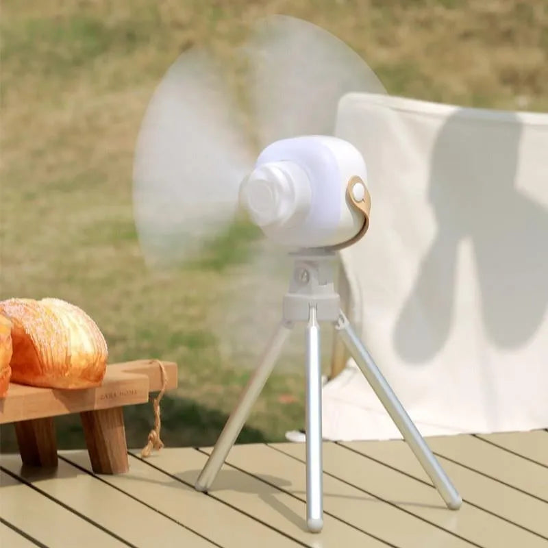USB hanging fan 18x18x8cm with remote control, 3m line, for bathroom use