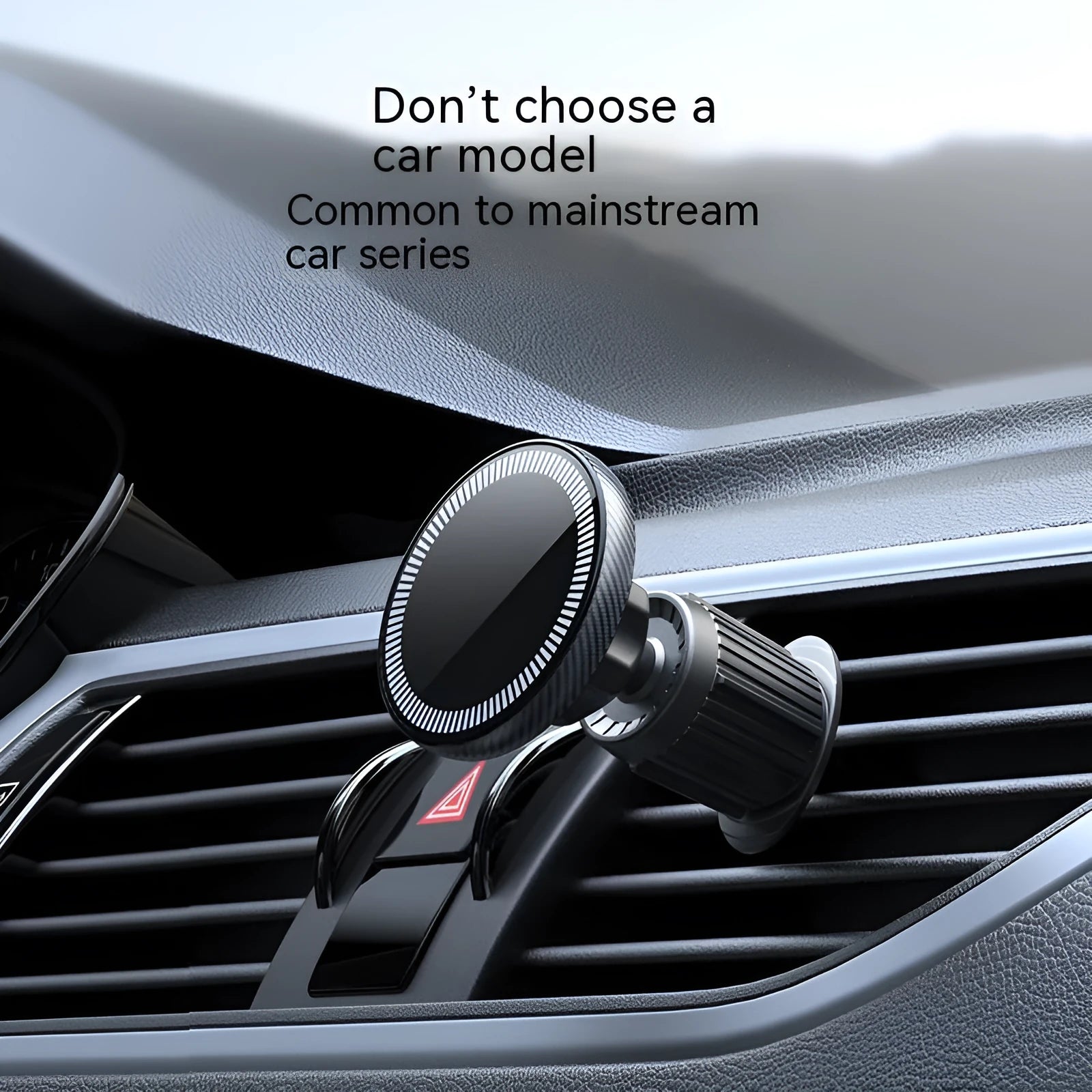 Car air outlet metal hook type magnetic suction phone mount