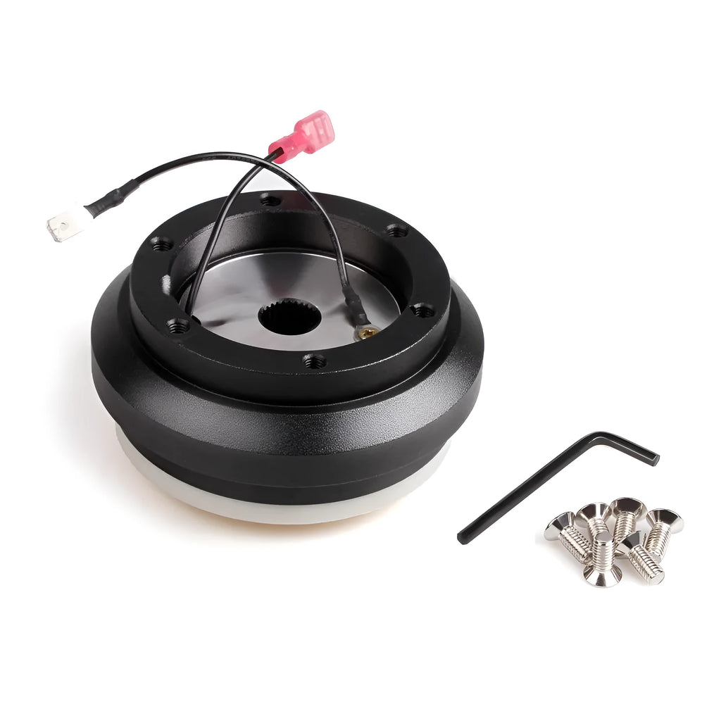 Black steering wheel base fitting for Honda Civic EG110H and EK130H automotive modification