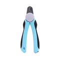Blue heavy duty dog nail clippers with safety guard for large dogs thick nails measuring 16.8cm