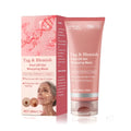 Tear format facial mask with soluble collagen and glycerin for targeted skin hydration treatment