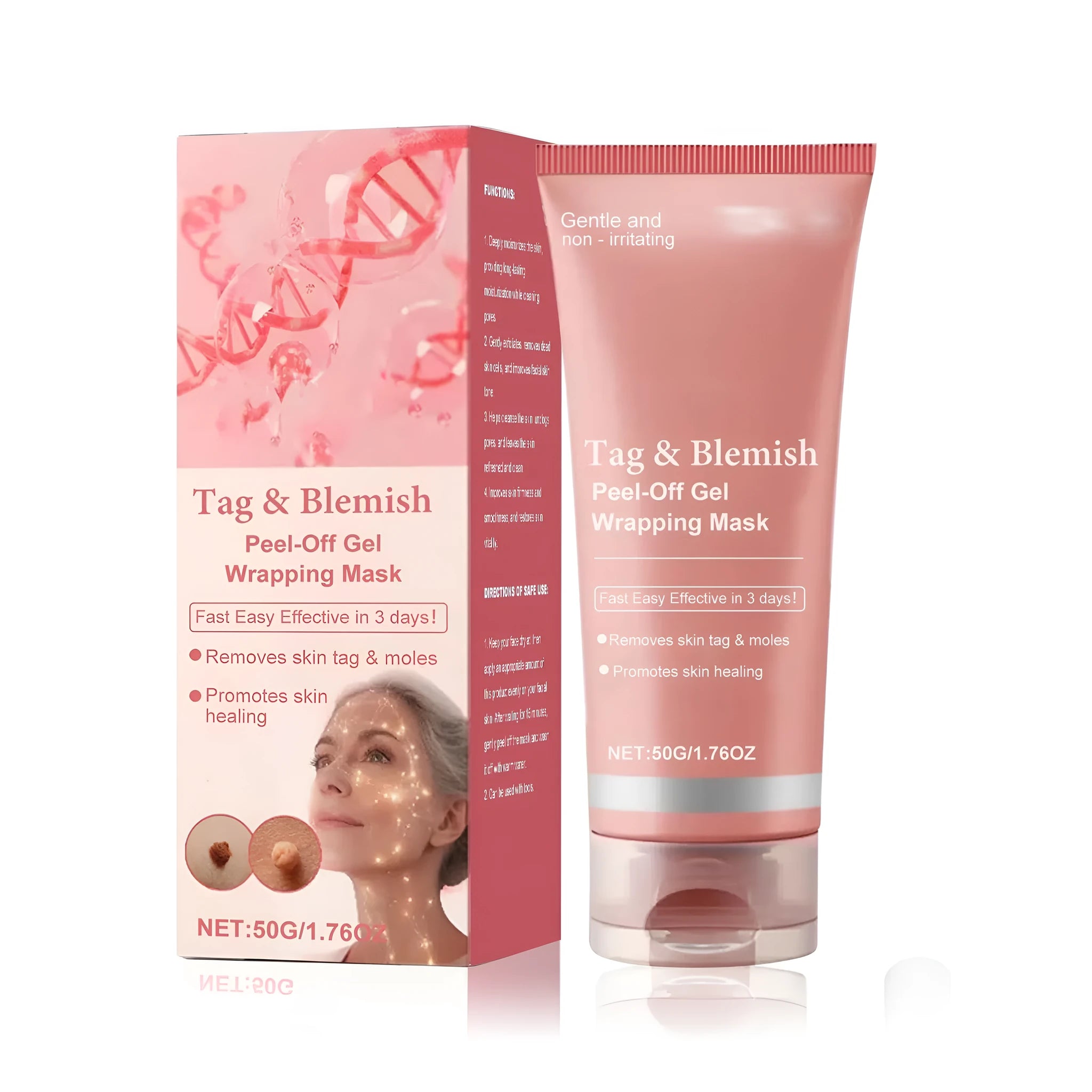 Tear format facial mask with soluble collagen and glycerin for targeted skin hydration treatment