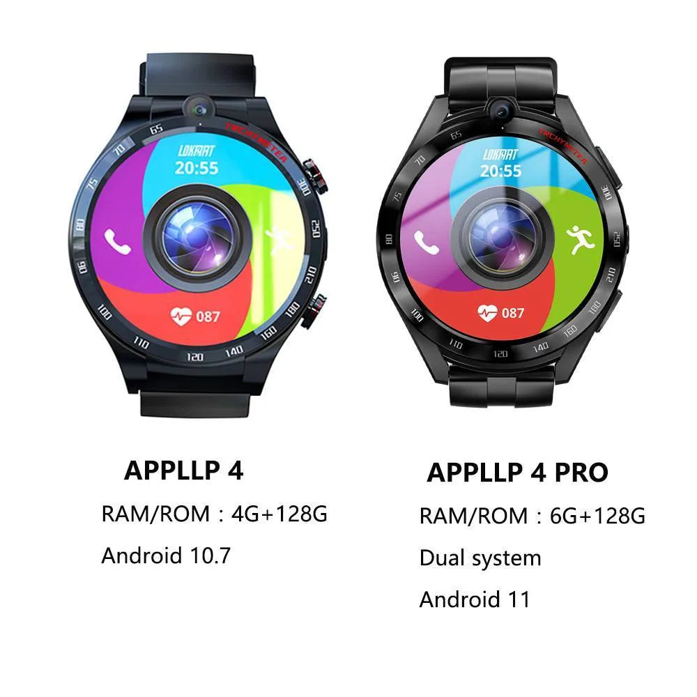 All Netcom Student Phone Smart Watch with 1.6 inch TFT screen and silicone strap showing the front camera