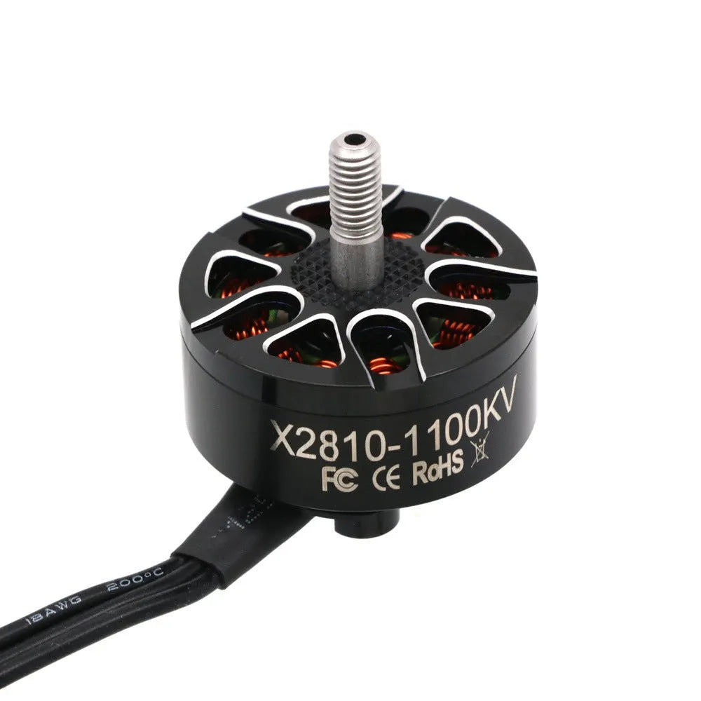 Multi-axis flight model motor for aircraft models with metal construction