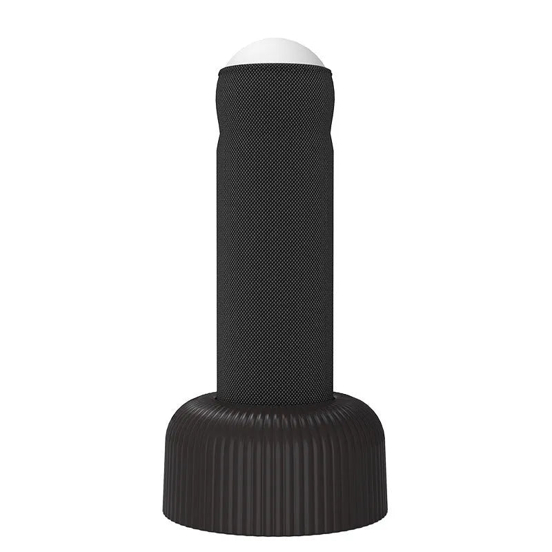 Handheld LED night light with fabric cover and base, warm light, black or pink, 92 x 193mm