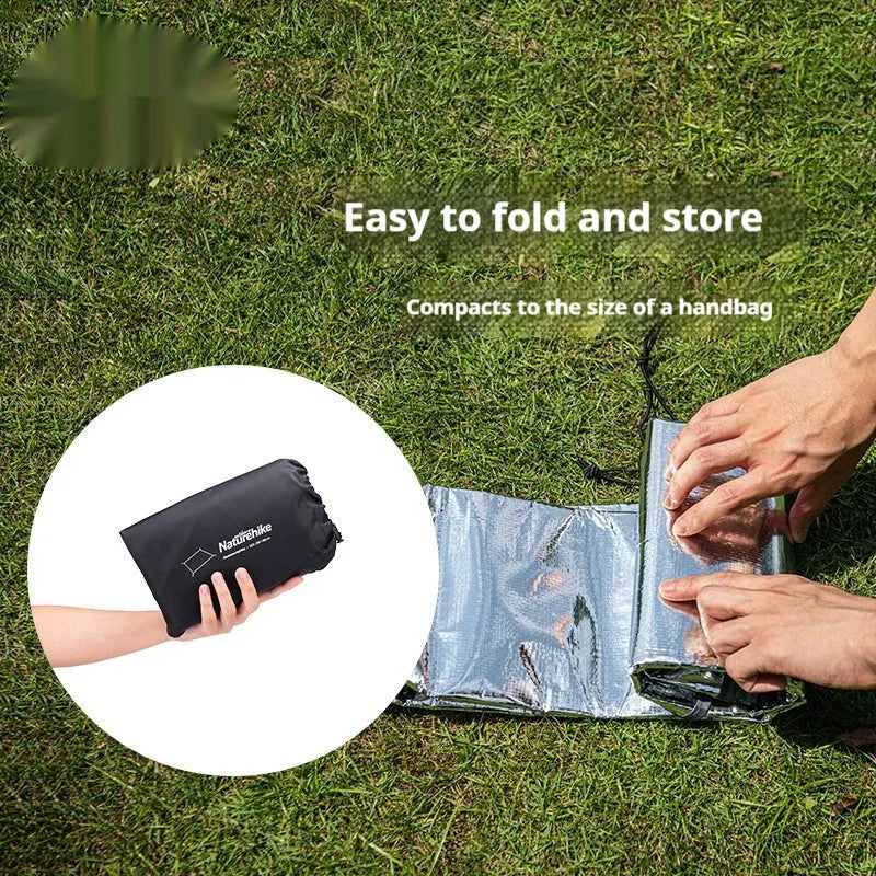 Multifunctional PE aluminium foil waterproof folding drawing pad in three sizes