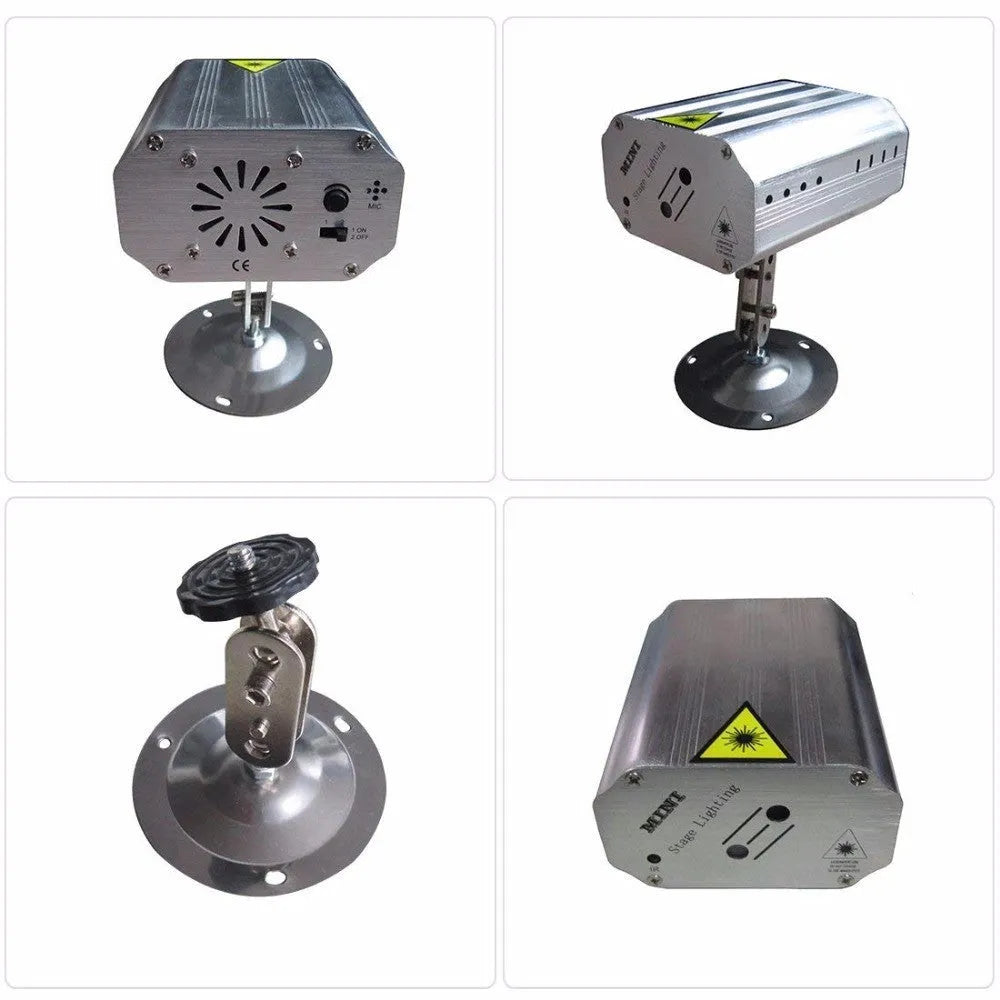 JC-24 in one KTV laser light with red and green lasers, 30W indoor unit, 105*90*52mm, voice-activated control