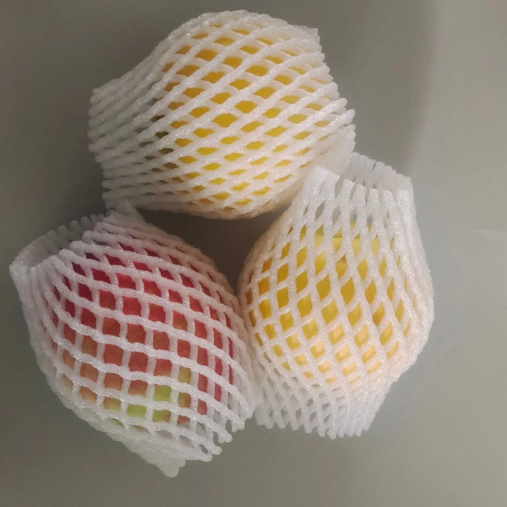 White foam net protective case with shockproof properties and eight dimension options