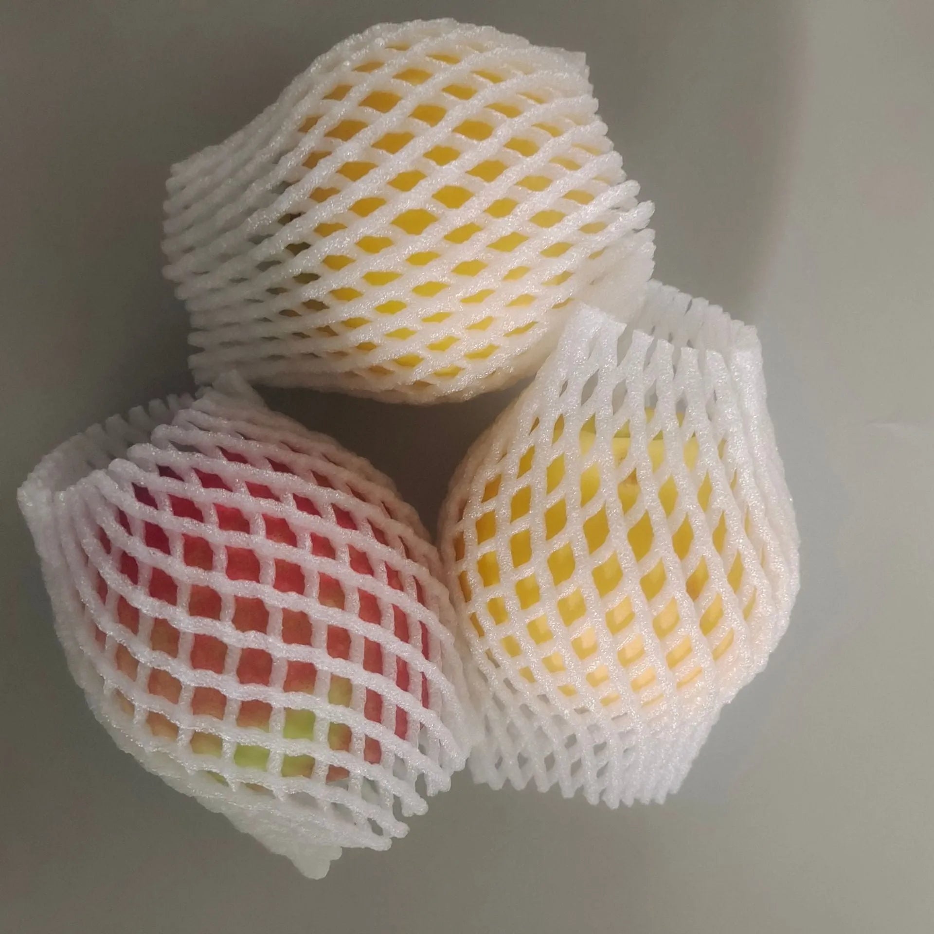 White foam net protective case with shockproof properties and eight dimension options