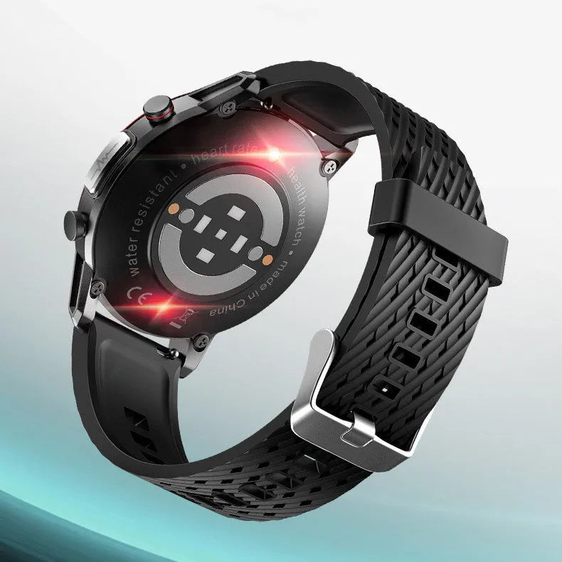 F800 sports smart watch with 1.3 inch touchscreen, TPU wristband, black or silver grey