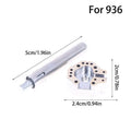 Rocker iron head for 936 soldering station detachable lightweight tip manual tool