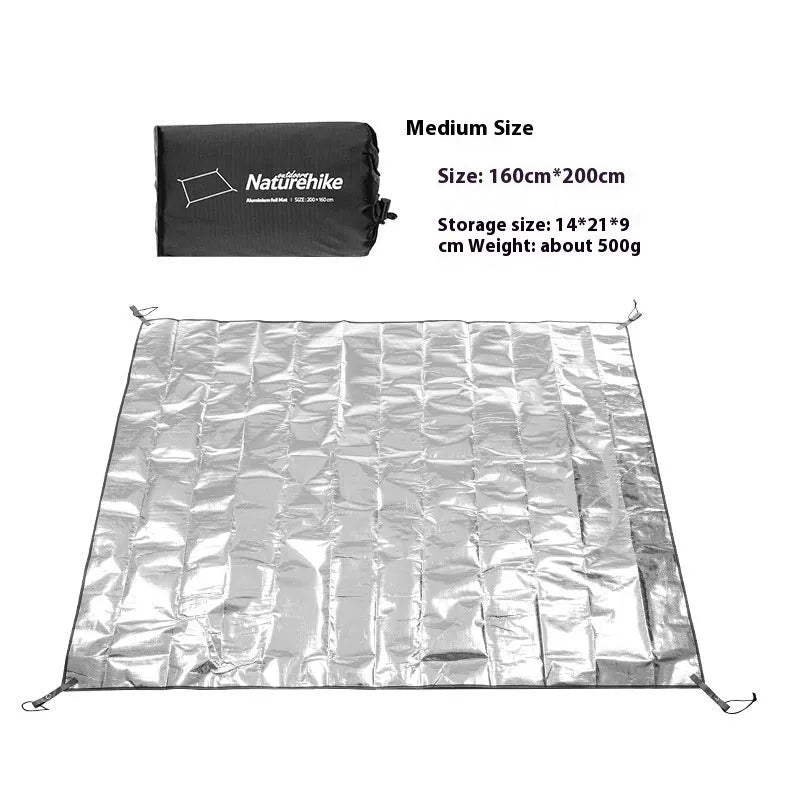 Multifunctional PE aluminium foil waterproof folding drawing pad in three sizes