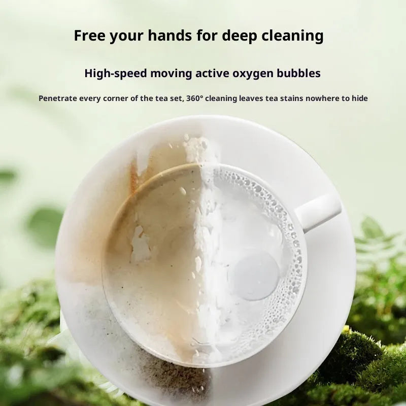 Box of tea scale cleaning effervescent tablets 20 tablets per box 100g net content for stain removal