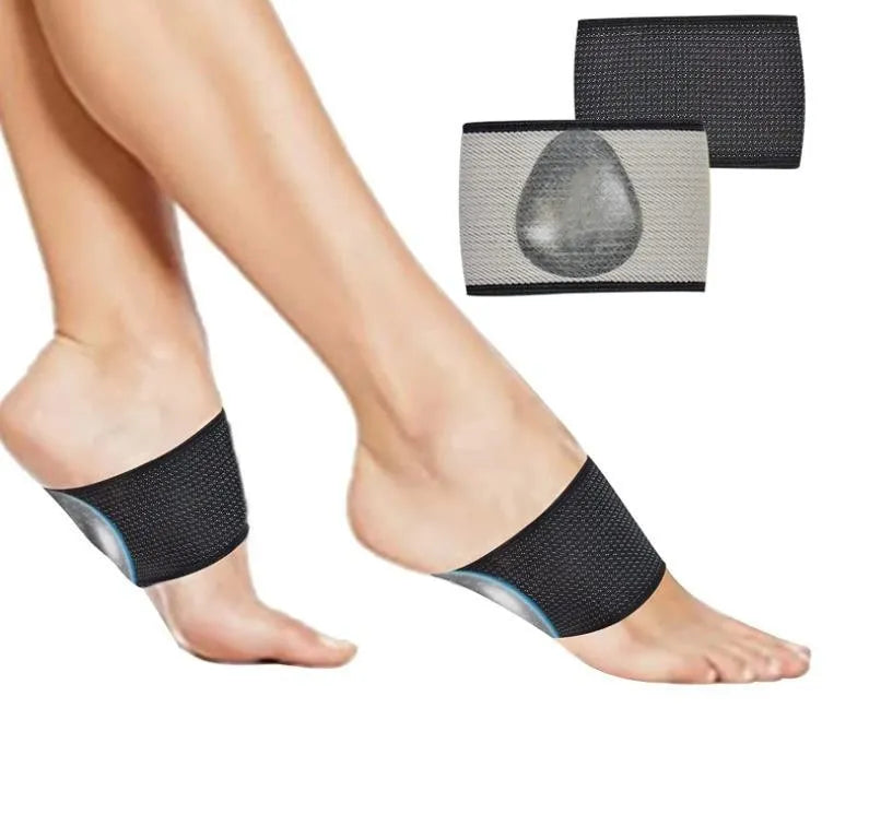Men's and women's elastic foot bandage cover for flat foot and arch support in PU material