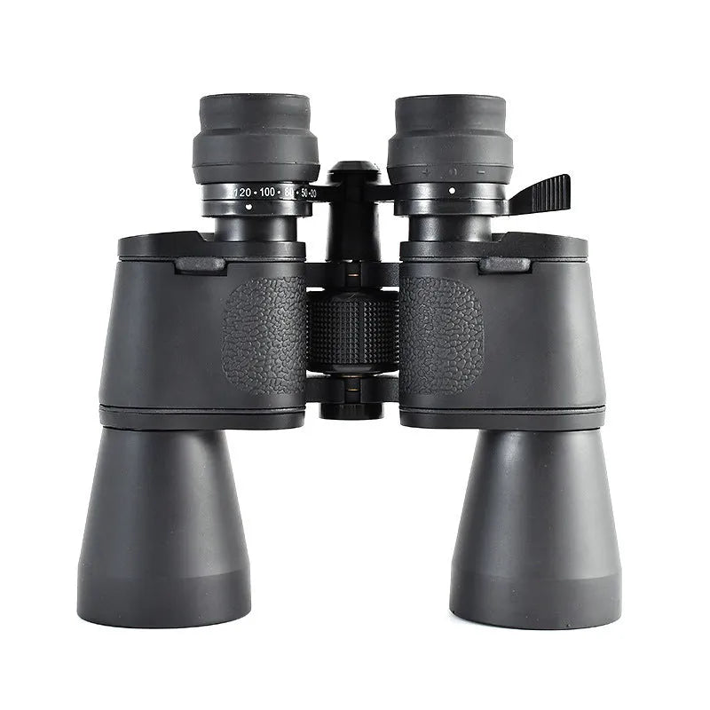 Outdoor telescope binoculars with continuous 20-120x zoom and 100mm objective lens