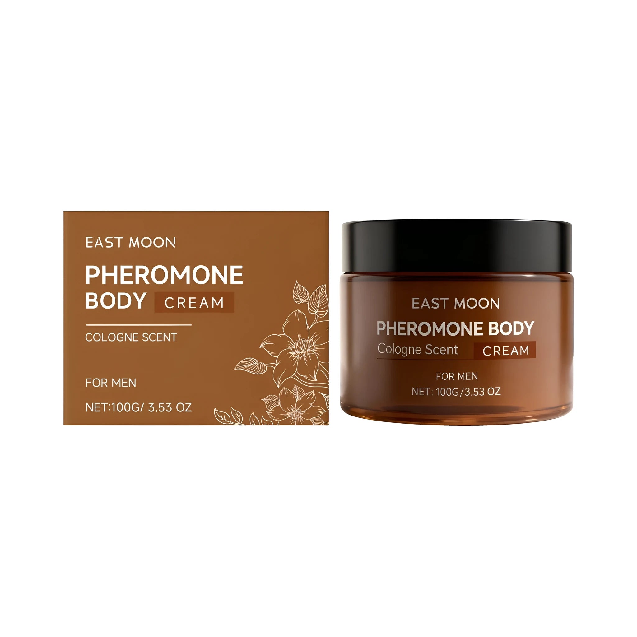Men's cologne lotion body milk 100g with sandalwood and aloe extracts packaging