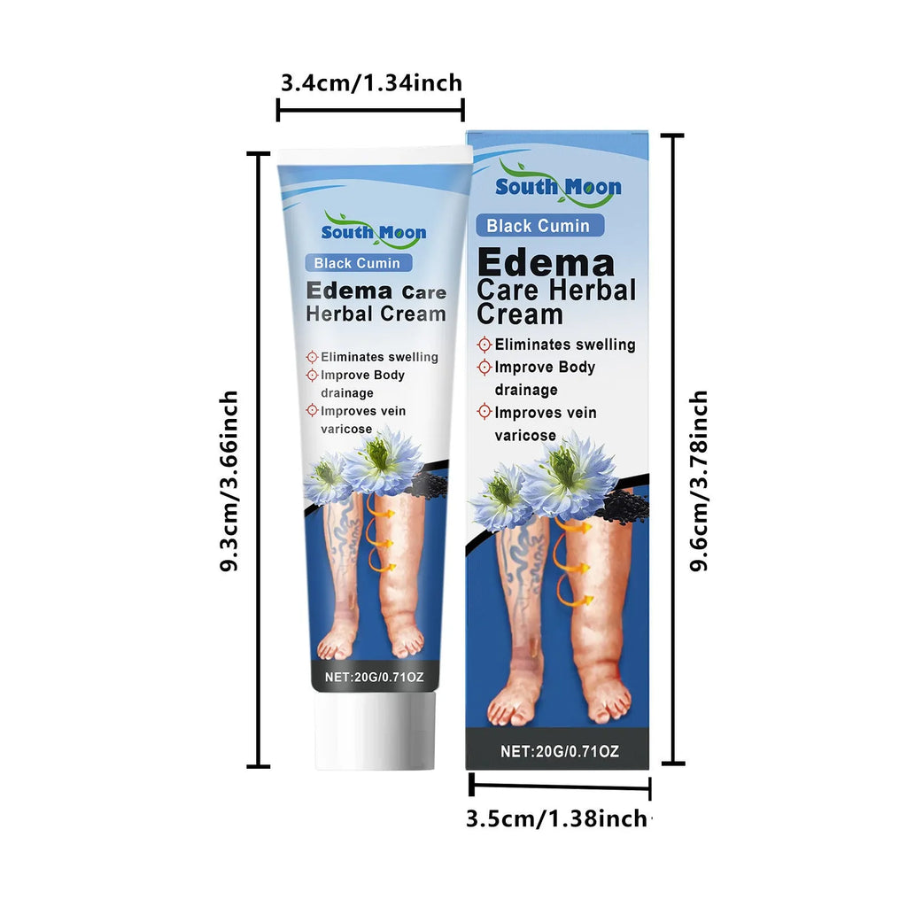 20g tube of herbal leg cream with black grass seeds and horse chestnut extracts