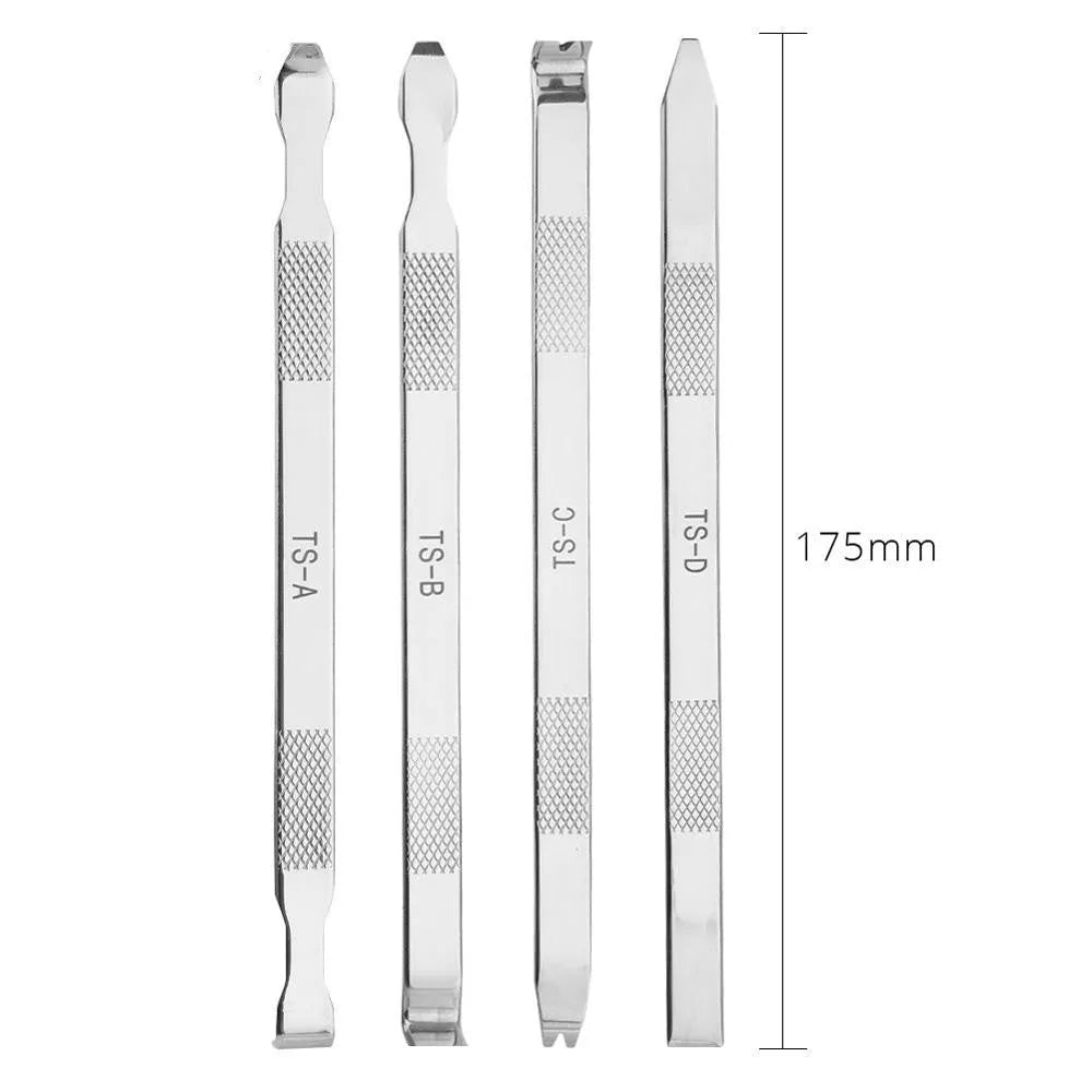Mobile phone repair fixture with adjustable arms and silicone grip pads for device protection