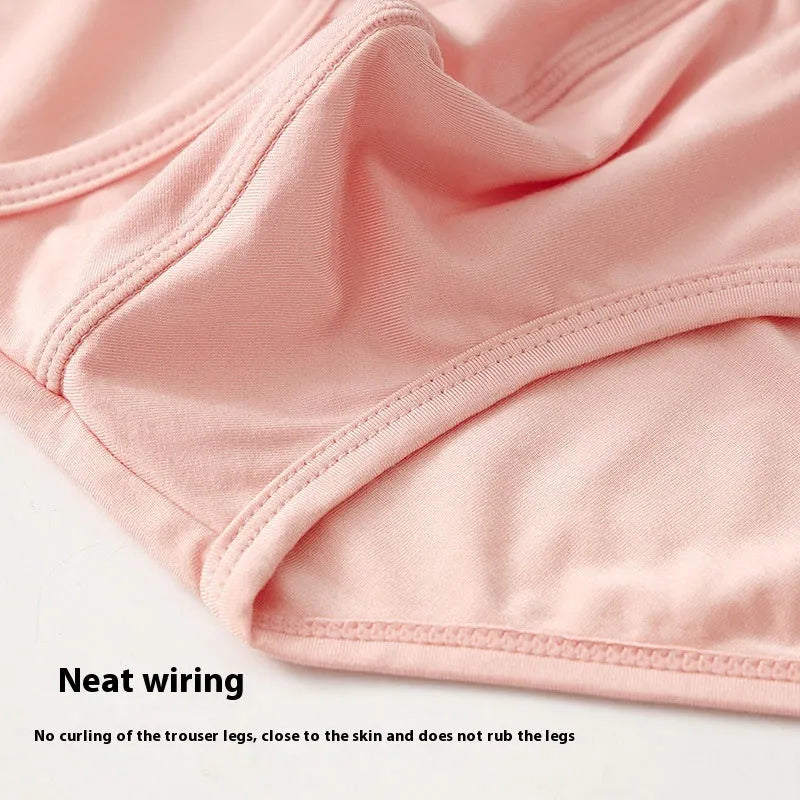 Men's modal briefs with gradient belt detail in low waist design showing black, white, and pink colour options