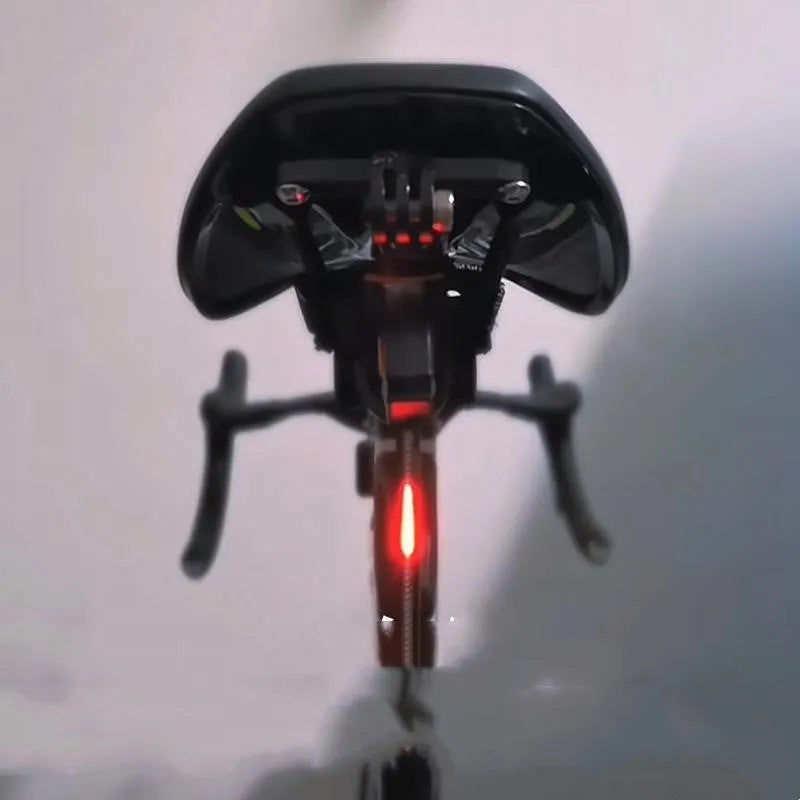 USB rechargeable waterproof cycling taillight in multiple colour options
