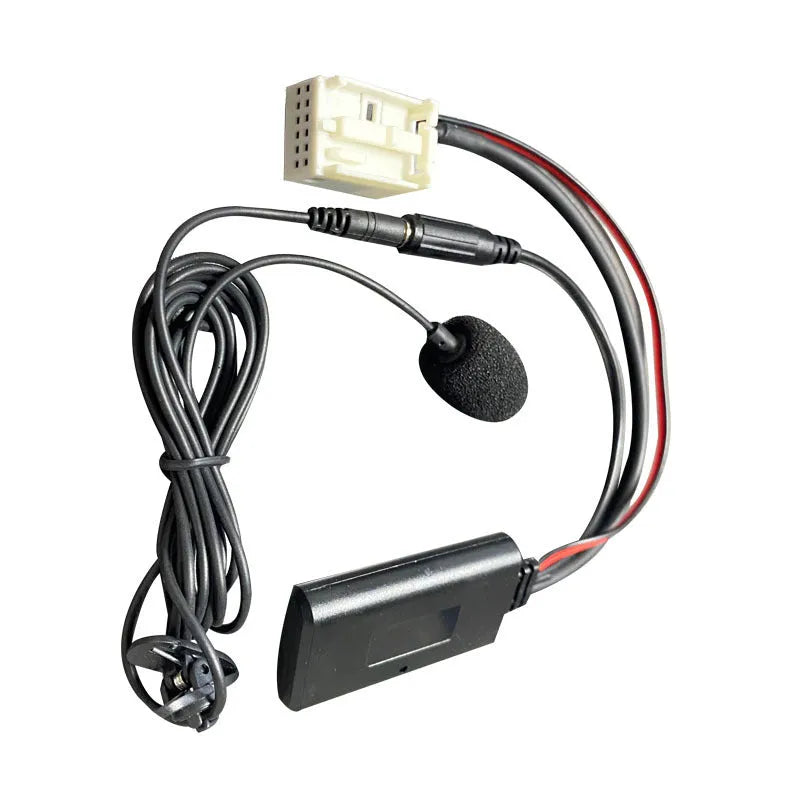 Citroen Peugeot car stereo Bluetooth 5.0 AUX cable kit with microphone