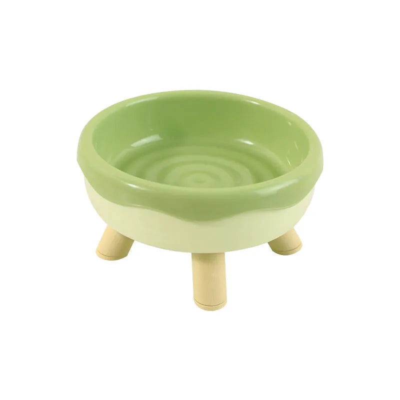 Donut Four Legs cat bowl in PP plastic, 300ml, stable four-leg design for anti-spill feeding