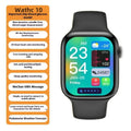 Blood sugar testing smart watch with TFT screen, Bluetooth calling, and health monitoring in black