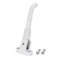 Black aluminium alloy electric scooter foot brace with screws and hex wrench