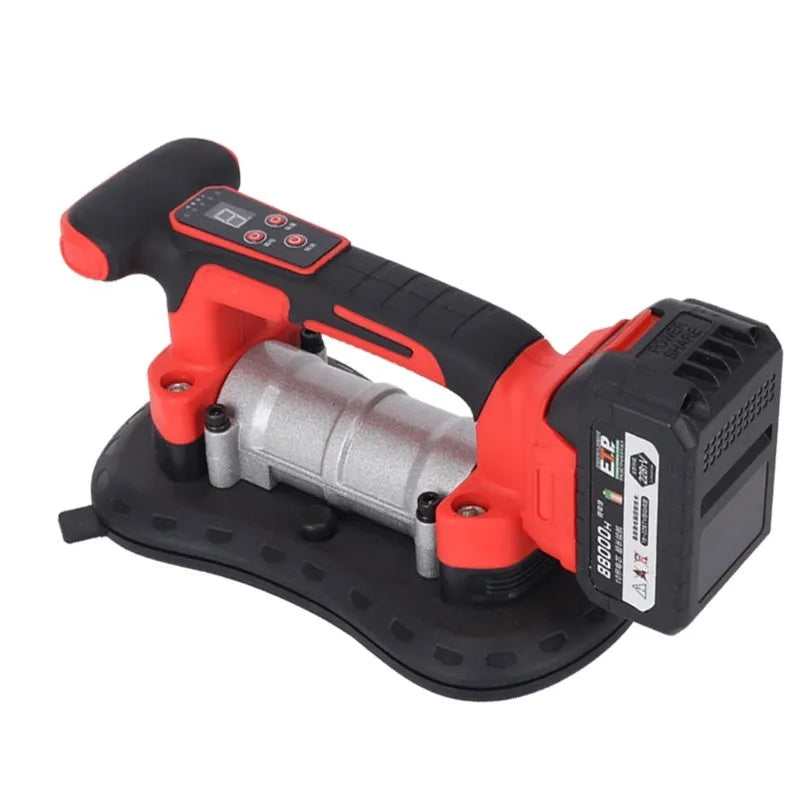21V automatic tile laying machine with adjustment unit for tiles from 30cm to 200cm, includes batteries and charger