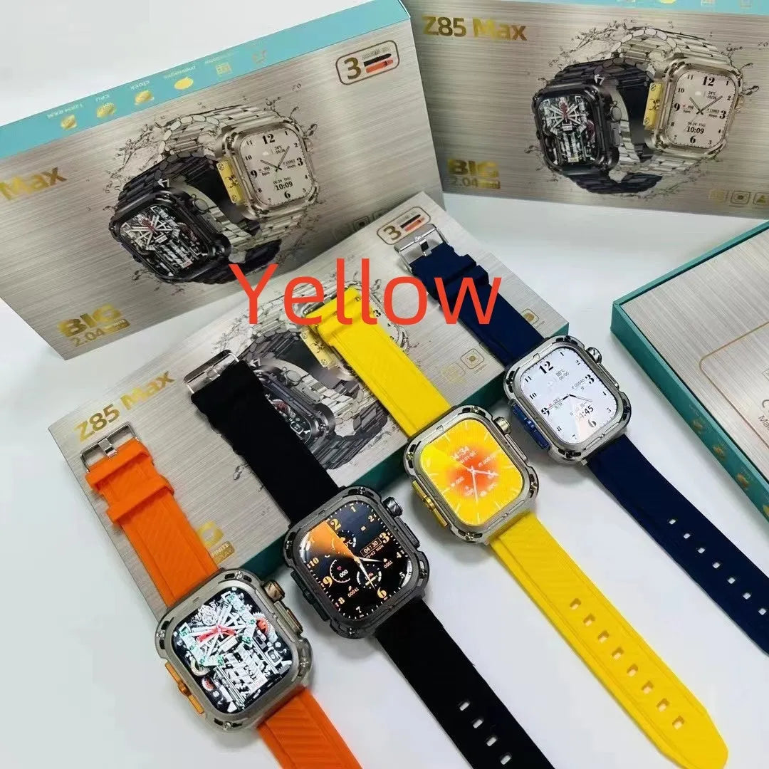Bluetooth Calling Smart Watch with TFT screen, heart rate monitor, in black colour with touch button interface
