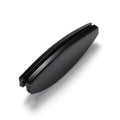 Folding presbyopic reading glasses in retro style with ring detailing, shown in black frame