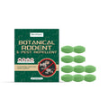 Ten 16g anti-mouse repellent pills and three mesh bags for warehouse and household rodent protection.