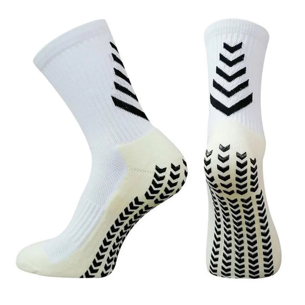 Men's athletic running socks with non-slip silicone grip in multiple colour options