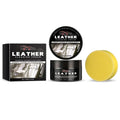 100g leather cleaning cream in 7cm PET bottle with 6.8cm sponge applicator for shoes and furniture