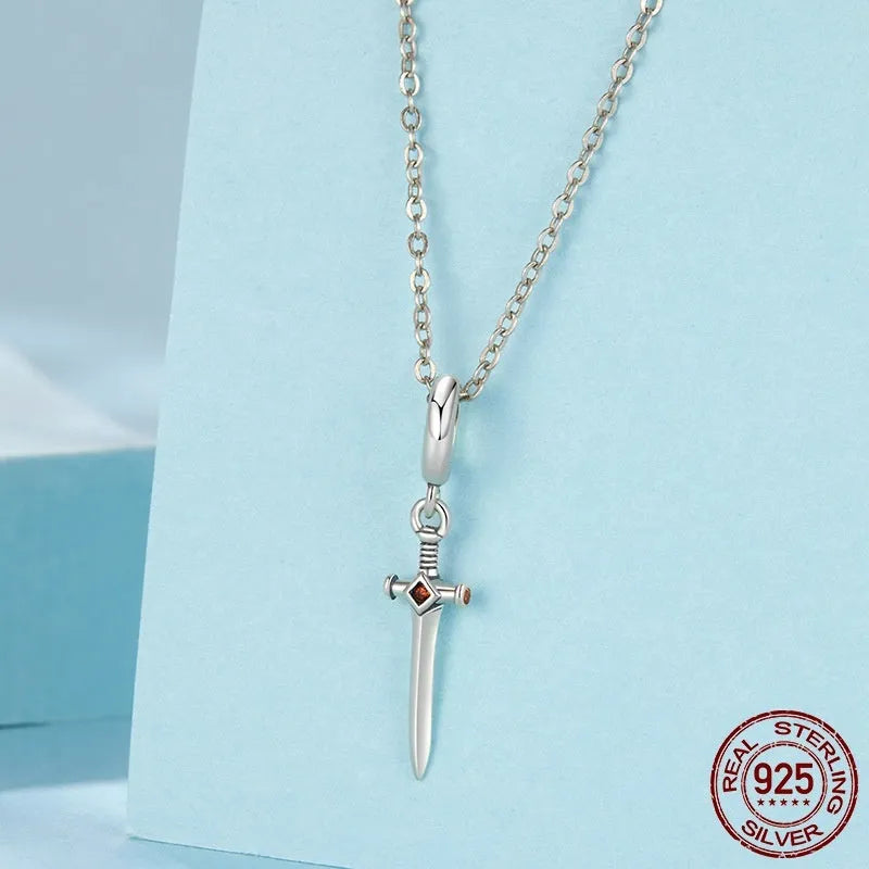S925 sterling silver bead DIY pendant part with inlay finish, 2.5x0.6cm aperture 0.45cm, colour SCC3124