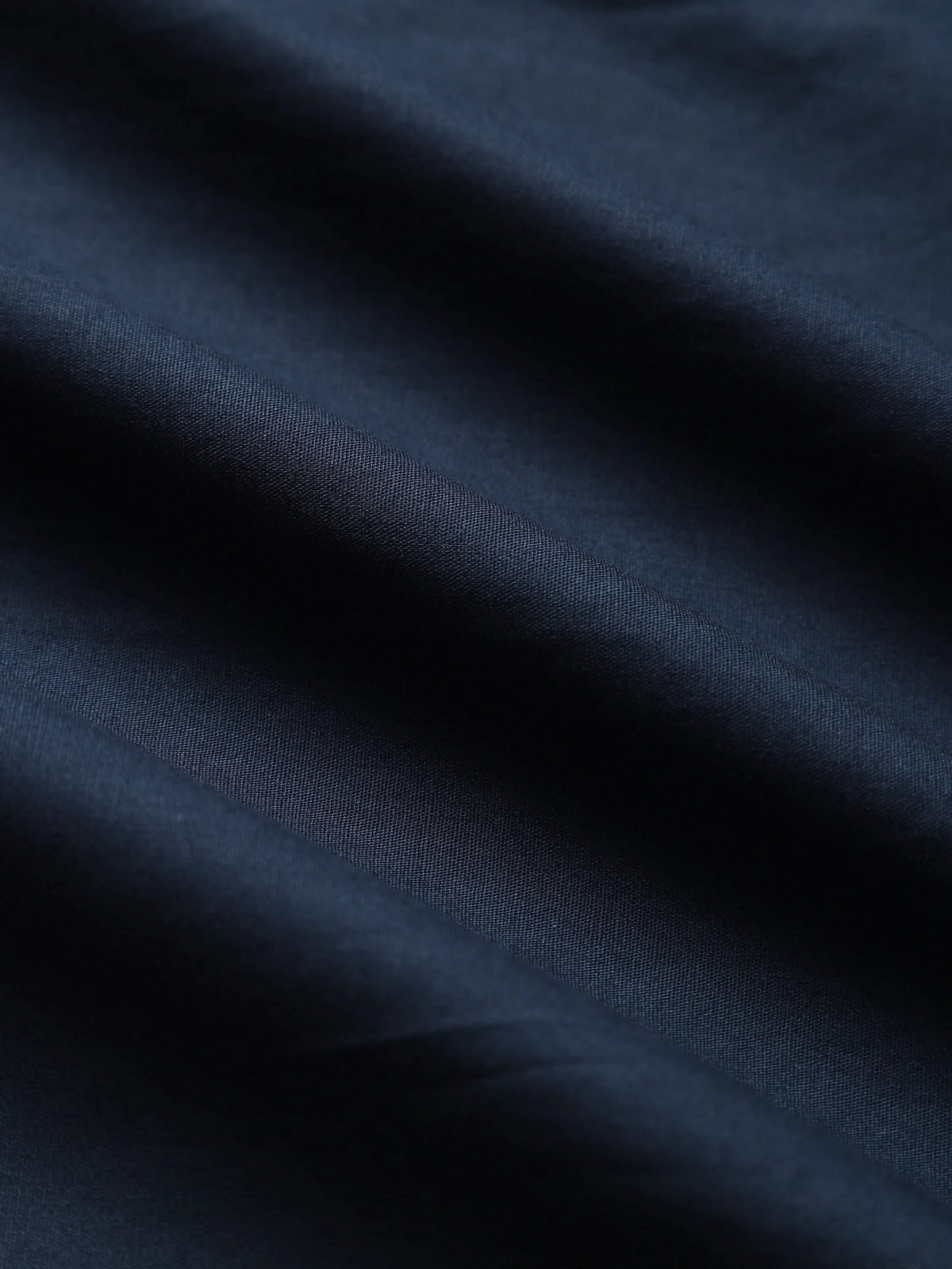 Men's navy blue long-sleeved casual shirt with contrasting colours and button-down front, sizes S to XXXL.