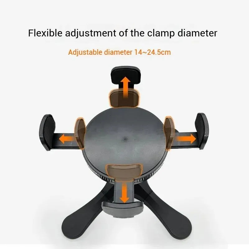 Adjustable elevated dog food bowls stand with anti-slip base for medium and large pets