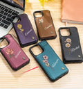 Printed mobile phone shell for iPhone 14 Plus 15 Plus 16 Plus XR XS Max 7 7 Plus X XS, single-sided hard case in Black Blue Brown Pink Purple