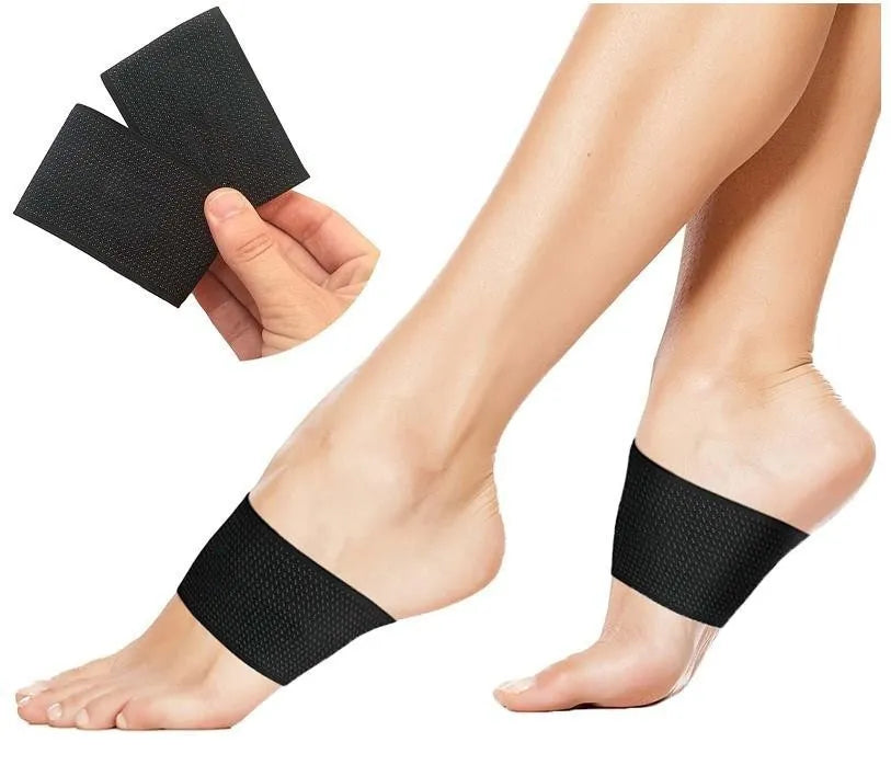 Men's and women's elastic foot bandage cover for flat foot and arch support in PU material