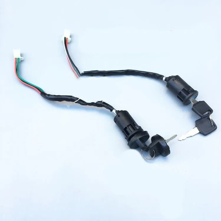 Waterproof electric car door lock with plastic housing for vehicle remote start systems