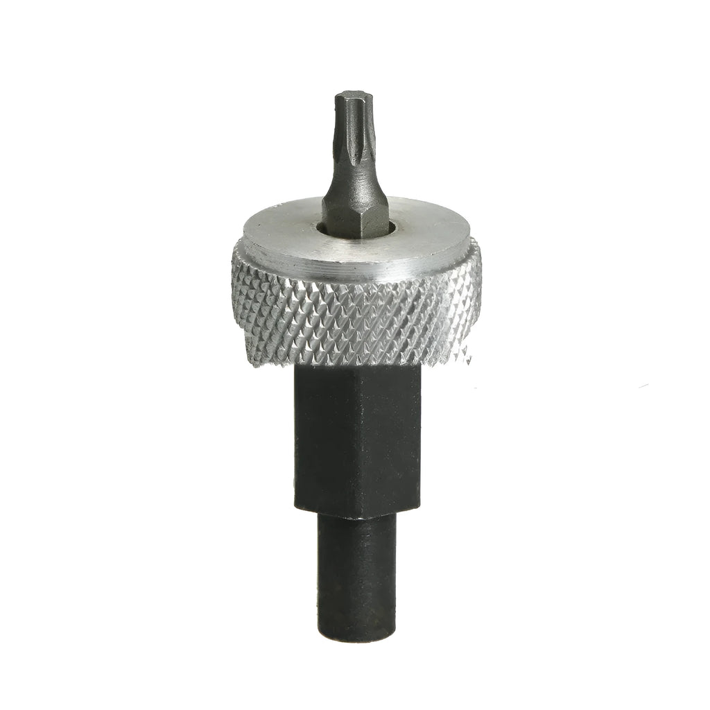 Ignition module wrench tool with knurled aluminium knobs and carbon steel construction for automotive distributor work