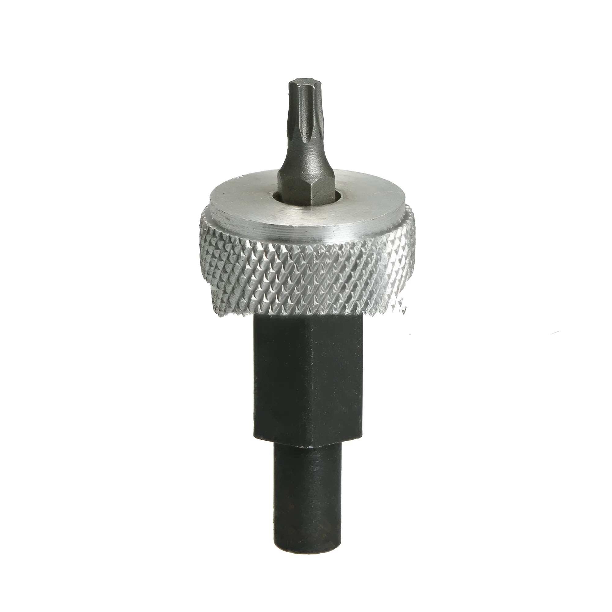 Ignition module wrench tool with knurled aluminium knobs and carbon steel construction for automotive distributor work