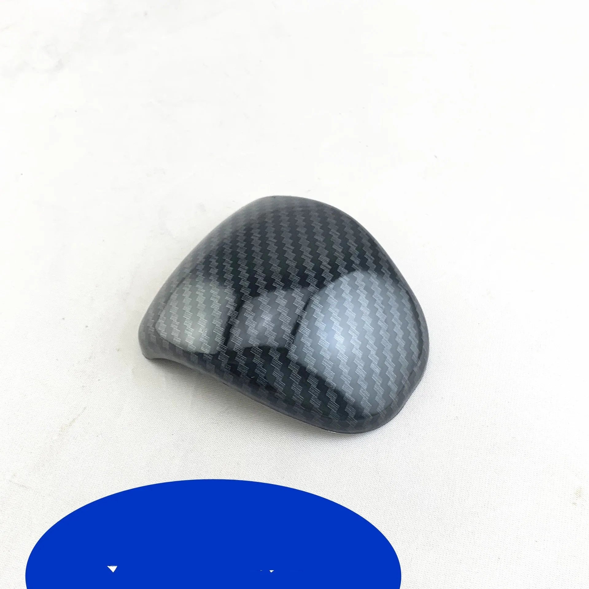 Smart RunK3 carbon fibre pattern ABS plastic gear shift knob cover for cars