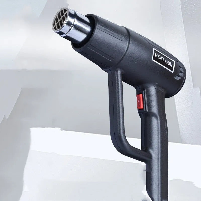 2000W industrial hot air gun with thermal insulation shell and grid air outlet.