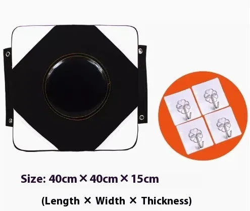 Home fitness wall target square boxing punching bag with steel nails 30x30x10cm